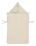 Jollein Fusak do autosedačky Little Waffle Sand / od narození / 42×82 cm / bavlna+fleece (025-811-68158)