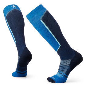 Unisex merino lyžařské ponožky SMARTWOOL Ski Targeted Cushion OTC Socks, Laguna Blue velikost: 42-45 (L)