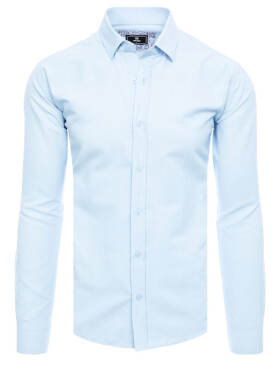 Dstreet elegantní modrá pánská košile