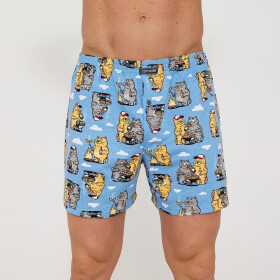 Boxerky Cornette Classic 011/184 3XL-5XL modrá 3XL