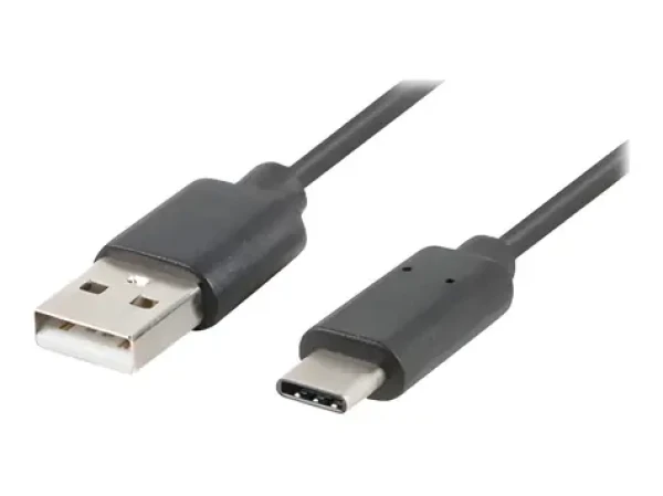 Lanberg USB-C (M) - USB-A (M) černá / Datový kabel / USB 3.1 / 1,8 m (CA-USBO-31CU-0018-BK)