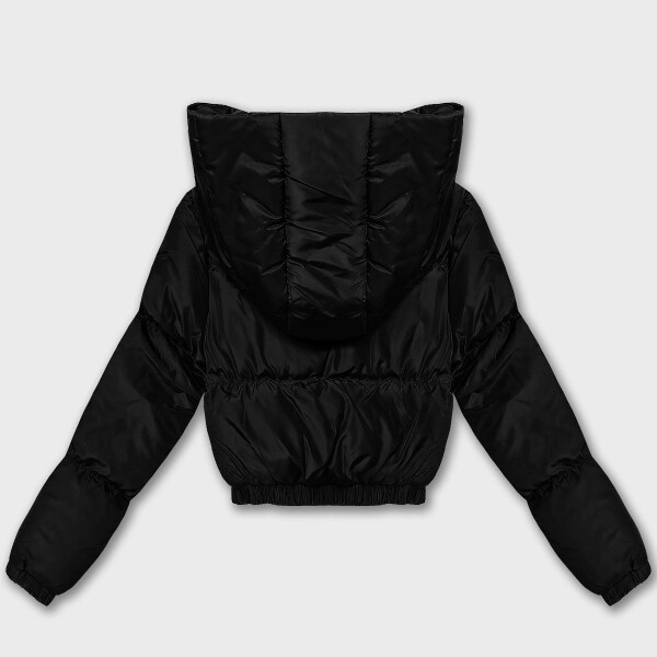 Černá krátká zimní bunda typu model 21483436 - J.STYLE odstíny černé L (40)
