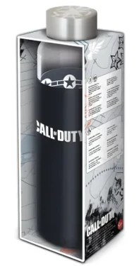 STOR Láhev na pití Call of Duty / 585 ml / sklo / silikonový návlek (ST00903EPM)