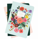 Rifle Paper Co. Set linkovaných notýsků Garden Party - 3ks, multi barva, papír