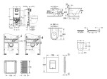 GROHE - Rapid SLX Set předstěnové instalace, klozetu, sedátka SoftClose a tlačítka Skate Cosmopolitan, chrom SANI11BB2110