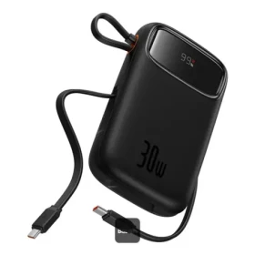 Baseus Qpow2 10000mAh 30W s kabelem USB-C černá / Powerbanka / 3xUSB-C / 1xUSB-A (P10055008113-00)