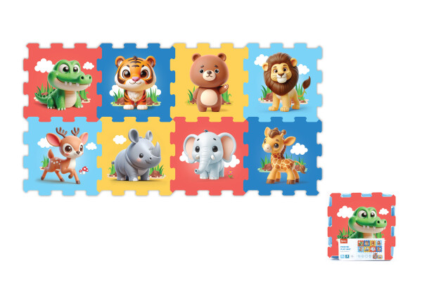 Měkké bloky zoo 8ks