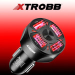 Nabíječka 10W do auta 4x USB + kabel Xtrobb 19907