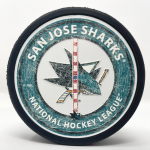 Mustang Puk San Jose Sharks NHL Center Ice