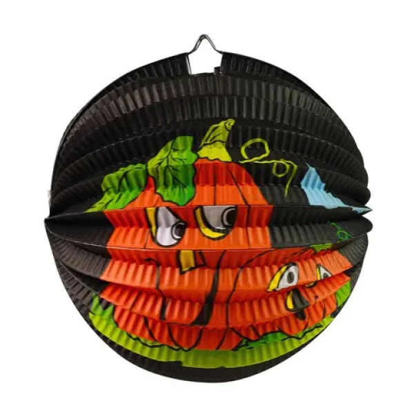 Rappa Lampion černý Halloween dýně 25 cm