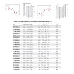 Mereo Sprchový kout, Novea, obdélník, zalamovací, 90x100 cm, chrom ALU, sklo Čiré CK12833ZVR