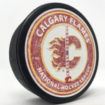 Mustang Puk Calgary Flames NHL Center Ice