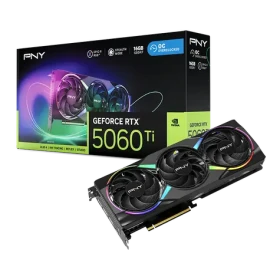 PNY GeForce RTX 5060 Ti ARGB Epic-X OC 16GB / 2407 - 2692Mhz / 16GB GDDR7 / 128bit / 1x HDMI + 3x DP / 600W (8) (VCG5060T16TFXXPB1-O)