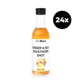 Zázvorový shot s rakytníkem - GymBeam (24 x 50 ml) (62815-3-24x50ml)