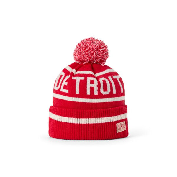 Pánská zimní čepice CCM Original Teams Detroit Pom Knit