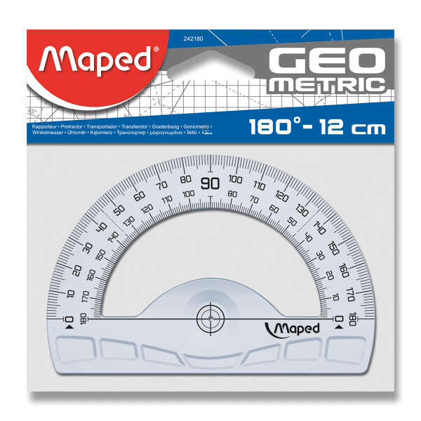 Maped - Úhloměr Geometric 180° průměr 12 cm