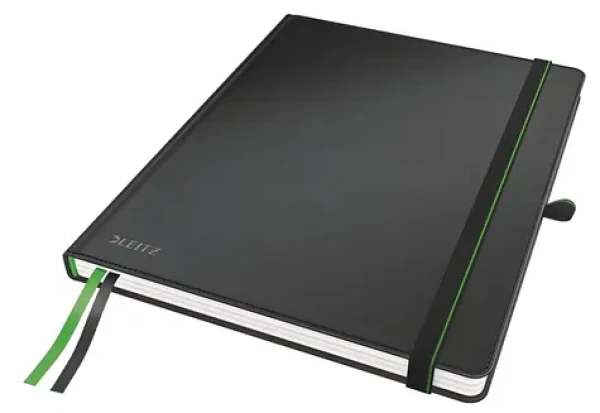Leitz Complete černá / Zápisník / velikost iPad / linkovaný papír (44740095)