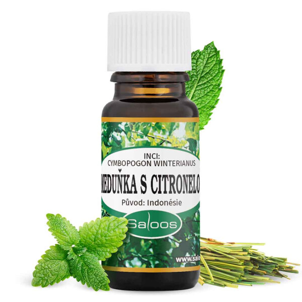 Esenciální olej Meduňka s citronelou 10ml Saloos