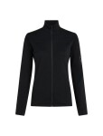 ICEBREAKER Wmns 300 RealFleece Descender LS Zip, Black velikost: S