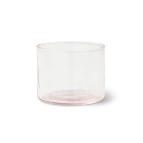 HK living Sklenička Tube Blush 250 ml, růžová barva, sklo