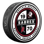 Mustang Puk Buffalo Sabres NHL Goathead Checker