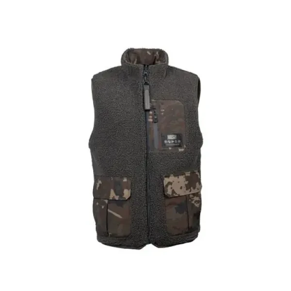 Nash Vesta Zero Tolerance Sherpa Fleece Reversible Body Warmer S (C6460)