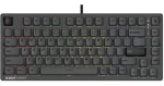 A4tech Bloody MS76 šedá / Herní klávesnice / magnetická / 75% / Rapid Trigger / RGB / USB (A4TKLA47833)