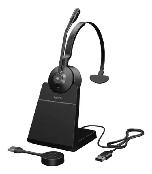 Jabra Engage 55 SE MS Link400a Stand černá / Mono náhlavní souprava / mikrofon / dosah 150 m (9653-455-111)