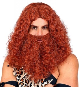 Ptakoviny.cz Paruka s vousy pračlověk