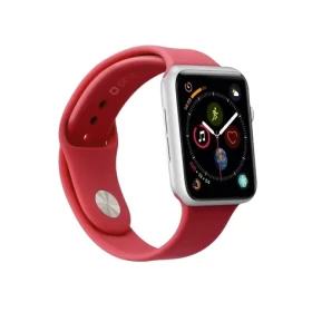 SBS řemínek pro Apple Watch 44 mm velikost (S - M) červená (TEBANDWATCH44SR)