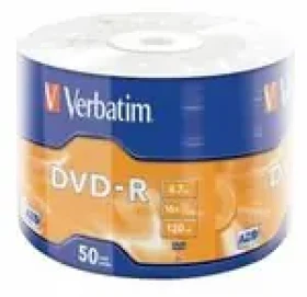 Verbatim DVD-R 4.7GB 16x 50.Spindl RETAIL / 120min (43788)