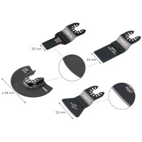 FESTA 24322 Sada nástrojů pro multifunkční brusku 4ks (BiM, SK5)