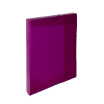 Krabice PP s gumou A4 Opaline magenta