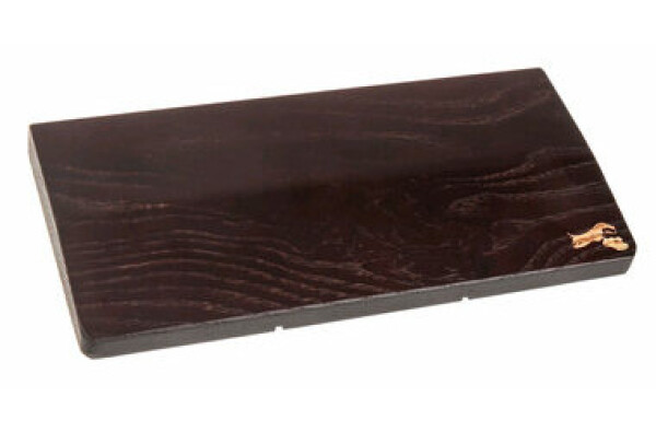 Glorious Dřevěná opěrka zápěstí k myši černá / 20 x 10 cm / pogumované dno (GV-M-DARK)