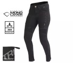 Dámské džíny na moto Trilobite Parado monolayer Aaa slim fit ladies jeans black (Prodloužené) - 32 / černá