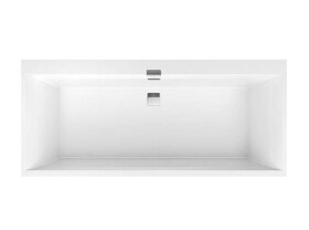 VILLEROY & BOCH - Squaro Edge 12 Vana Duo, 190x90 cm, Quaryl, bílá UBQ190SQE2DV-01