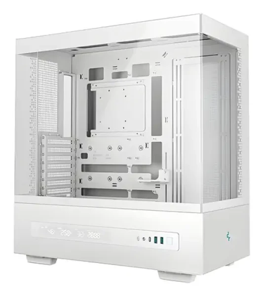 DeepCool CH690 bílá / Skříň / Midi-Tower / ATX / LCD displej / temperované sklo (R-CH690-WHNNA0D-G-1)
