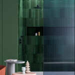 OMNIRES - SLIMLINE hlavová sprcha včetně ramena, o25 cm černá /BLH/ WGSET1BL