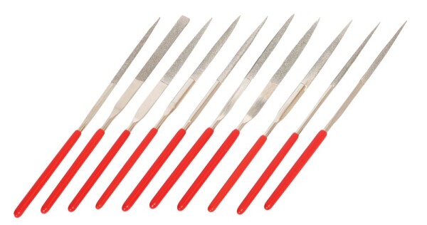 FESTA 22189 Pilníky na kov jehlové, diamantové, sada 10ks