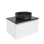 Koupelnová skříňka s krycí deskou SAT B-WAY 59x30x45 cm bílá lesk BWAY60WTK BWAY60WTK
