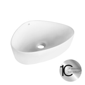 Laveo - Asymmetric - keramické umyvadlo na desku 50x41 VUA_6251