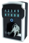 Master Lock 5441EURD stříbrno-černá / Bezpečnostní schránka na klíče / Bluetooth / kódová klávesnice / IP55 (5441EURD)