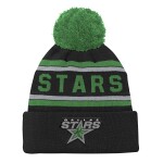 Outerstuff Dětská zimní čepice Dallas Stars NHL 3Rd Jersey Jacquard Cuff Pom