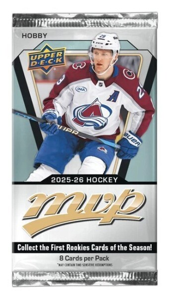 Hokejové karty Upper deck MVP Hobby 2025 - 26