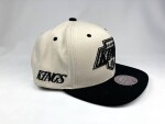 Mitchell & Ness Pánská kšiltovka Los Angeles Kings NHL Evergreen Cream Black Snapback Vntg