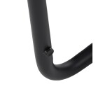 Židle jídelní, taštičkové pružiny v sedáku, madlo na opěráku, zelená látka, černý kov