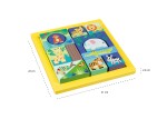 Orange Tree Toys Dřevěné puzzle kostky - Zvířata džungle