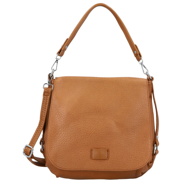 Trendy dámská koženková crossbody kabelka Naiara, hnědá