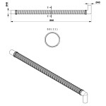 Bruckner - FLEXY ohebná propojovací trubka, L-80cm, koleno 40/40 164.321.0