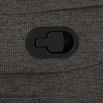 Polohovací křeslo, šedá, látka, TV-4086 GREY2